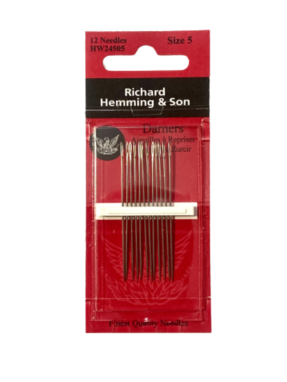 Hand Sewing Needles -- Darners --- Size 5 --- by Richard Hemming & Son®